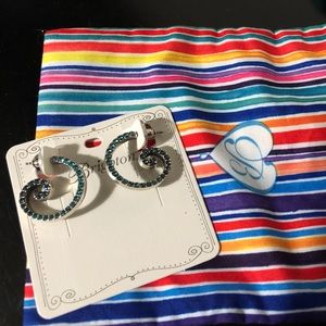 Brighton blue “Sea of Love” hoop earrings